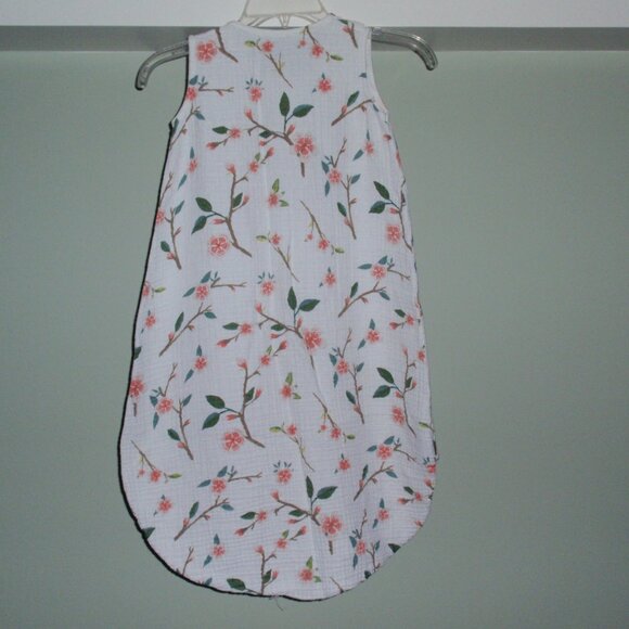 Red Rover XL Cherry Branches Muslin 18-24m Sleep Bag Sleep Sack Sleeveless - Picture 6 of 10